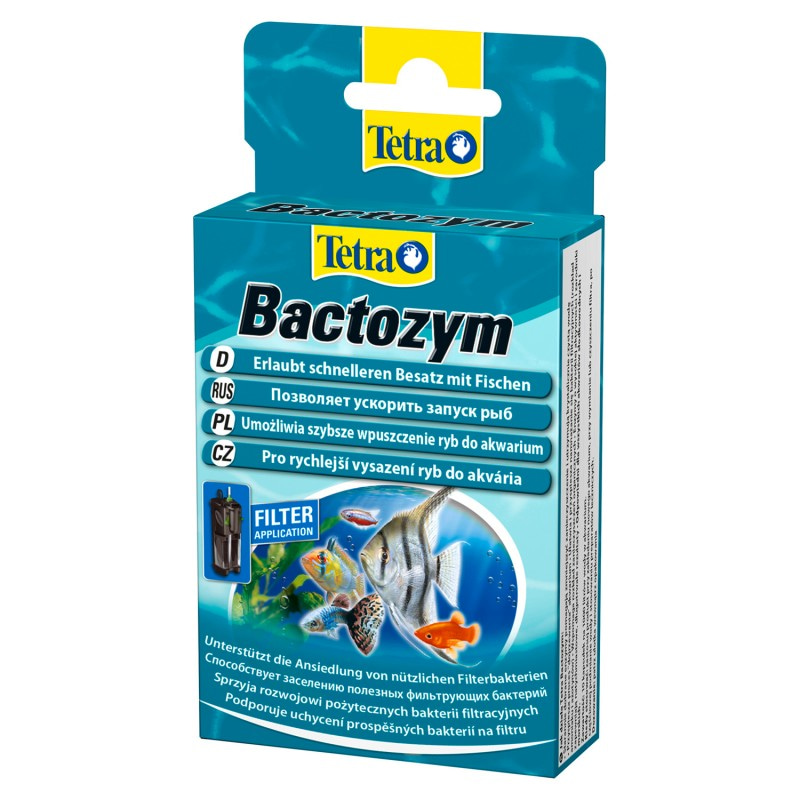 Tetra Bactozym средство для биологического запуска аквариума 10 капсул