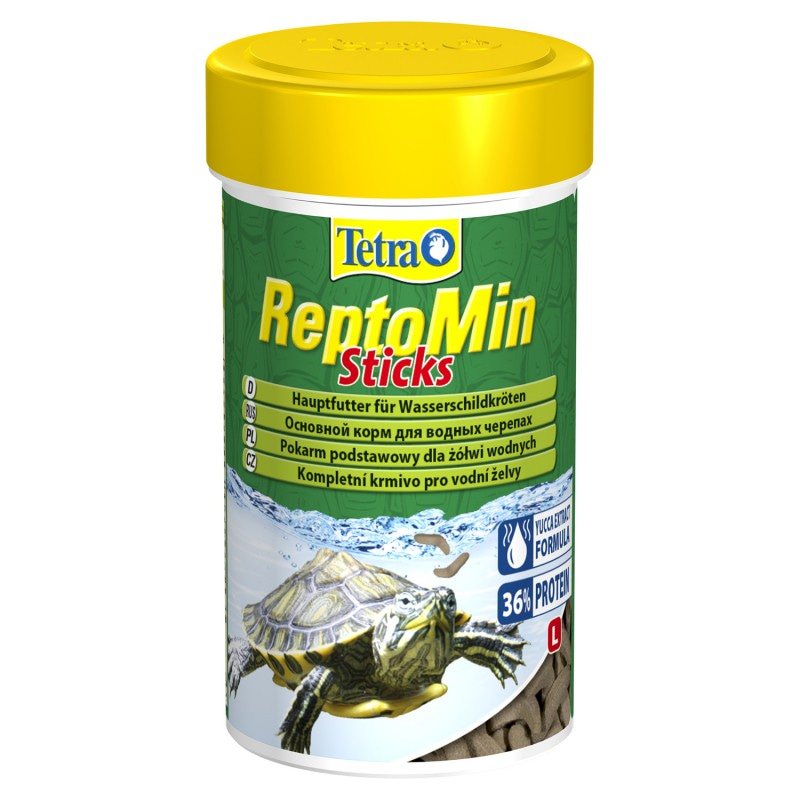 Tetra ReptoMin корм в виде палочек для водных черепах 100 мл