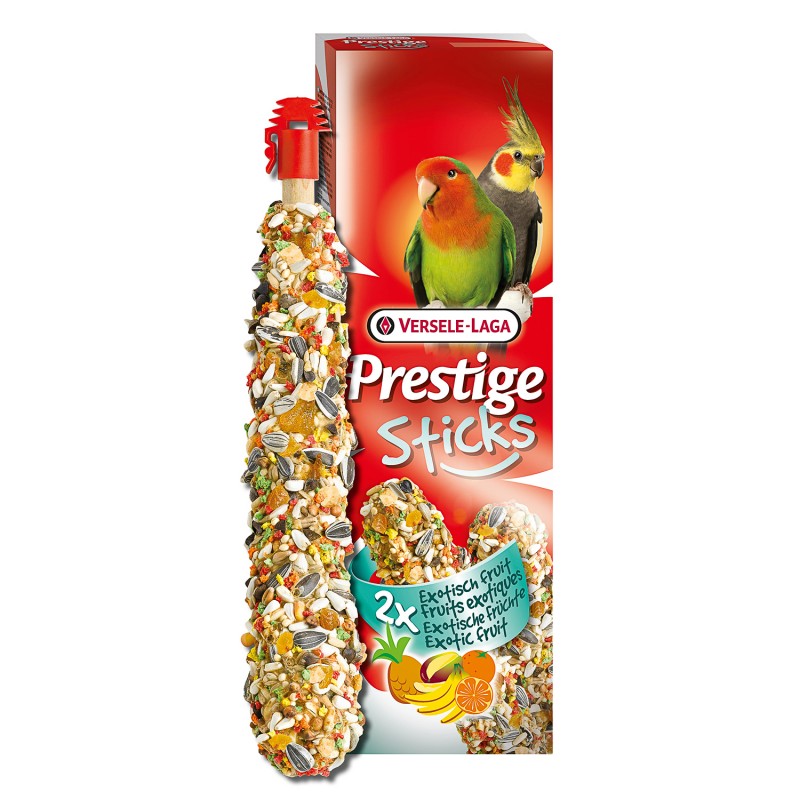 VERSELE-LAGA палочки для средних попугаев Prestige с экзотическими фруктами 2х70 г