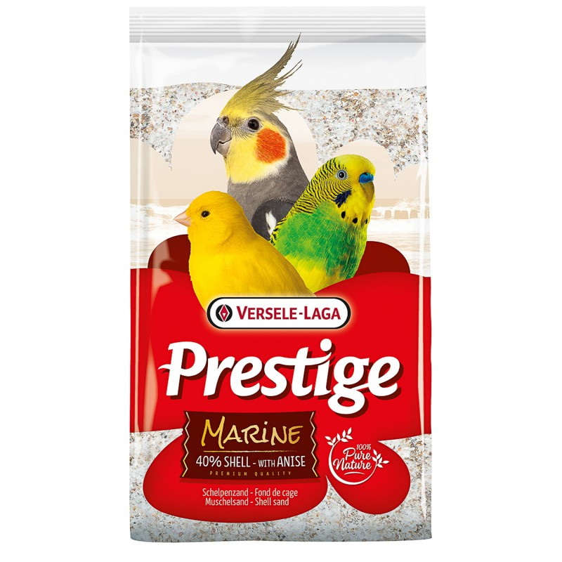 VERSELE-LAGA песок для птиц Prestige Marine Shell Sand морской 5 кг