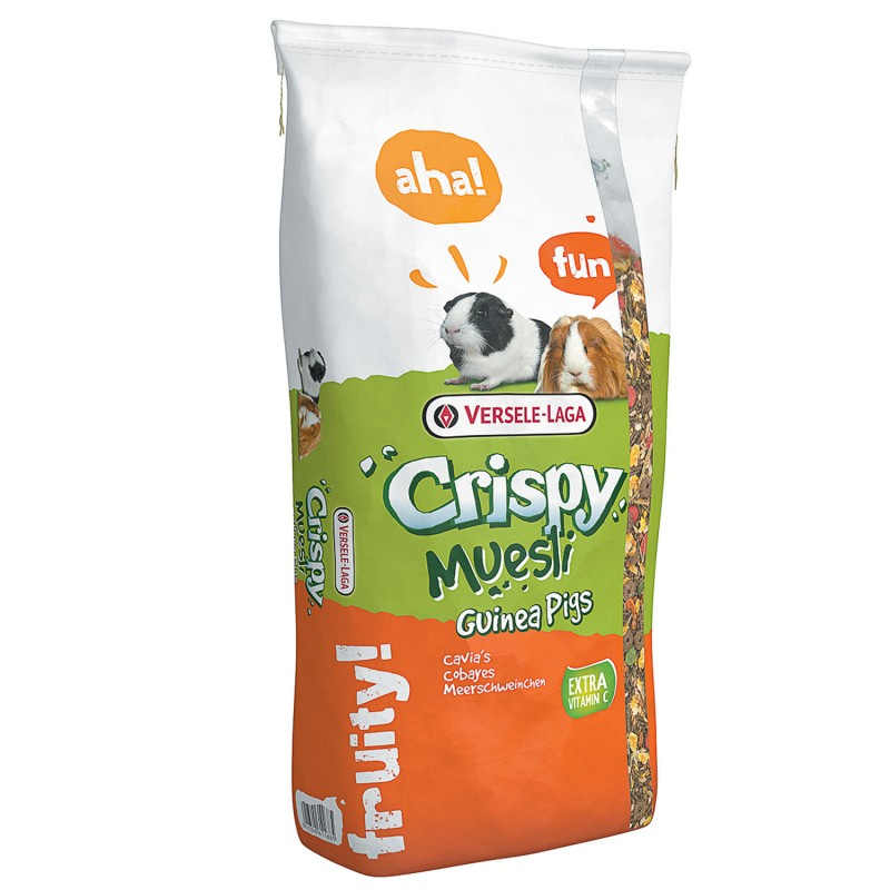 VERSELE-LAGA корм для морских свинок Crispy Muesli Guinea Pigs с витамином С 20 кг