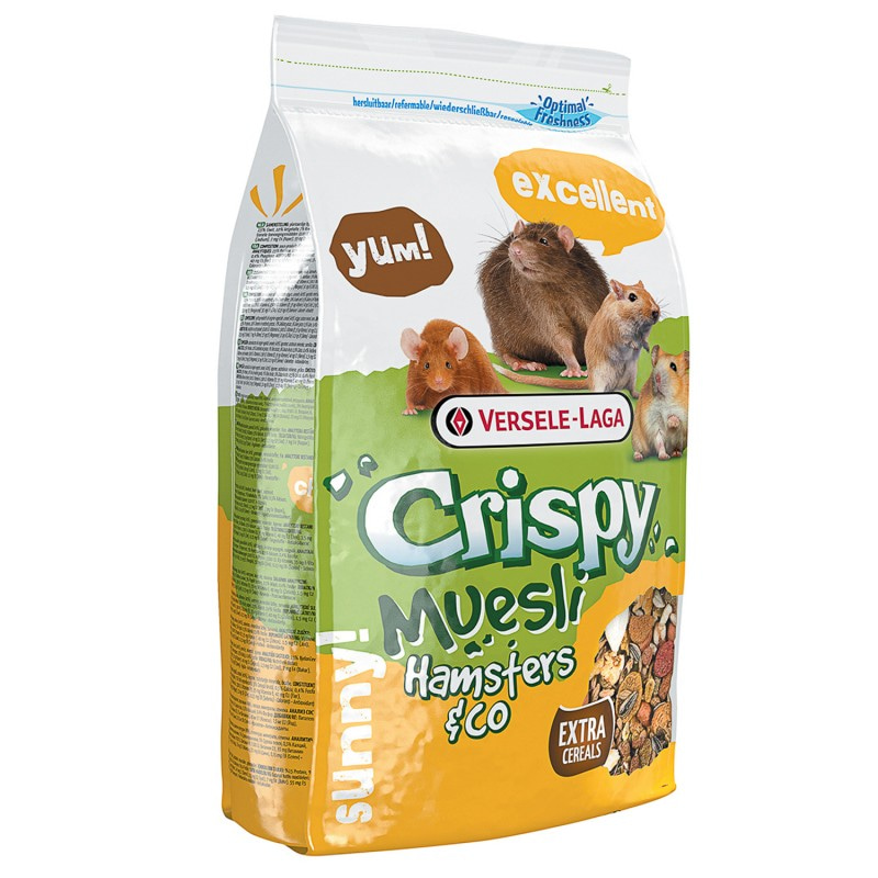 VERSELE-LAGA корм для хомяков и других грызунов Crispy Muesli Hamsters & Co 400 г