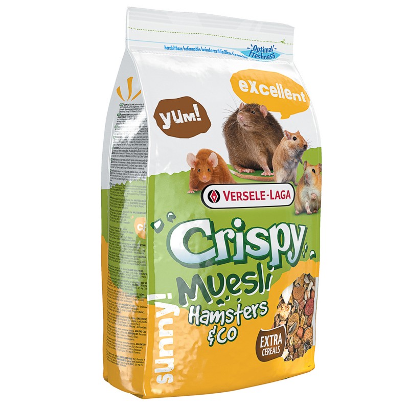 VERSELE-LAGA корм для хомяков и других грызунов Crispy Muesli Hamsters & Co 1 кг