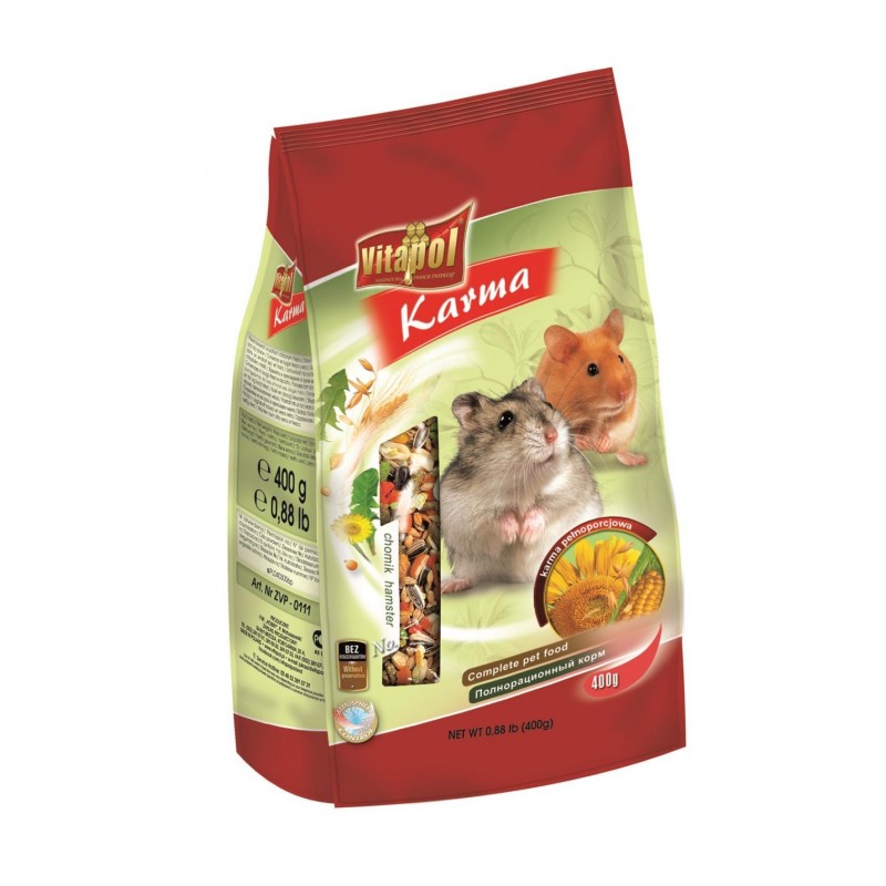 Vitapol полнорационный корм для хомяка 400г