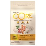 Сухой Беззерновой корм Wellness CORE Adult Cat STERILISED Chicken & Turkey Grain free из курицы с индейкой для стерилизованных кошек и кастрированных котов 4 кг