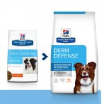 Сухой корм Hill's Prescription Diet Derm Defense Skin Care для поддержания функции кожи при дерматитах или избыточной потери шерсти у взрослых собак с курицей 2 кг