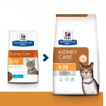 Hill's Prescription Diet k/d Kidney Care диетический корм для кошек при профилактике заболеваний почек, с тунцом 400 гр