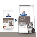 Hill's Prescription Diet l/d Liver Care диетический корм для кошек при заболеваниях печени, с курицей 1,5 кг