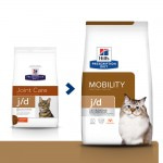Сухой корм для взрослых и пожилых кошек всех пород Hill's Prescription Diet j/d Joint Care Хиллс Лечение заболеваний суставов (Хилс PD Джей/Д JD ) , курица 2 кг