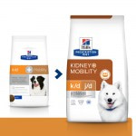 Сухой диетический корм для собак Hill's Prescription Diet k/d, Mobility Kidney, Joint Care для поддержания здоровья почек и суставов, 12 кг