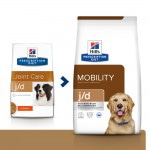 Сухой диетический корм для собак Hill's Prescription Diet j/d Joint Care поддержание здоровья и подвижности суставов, с курицей, 2 кг