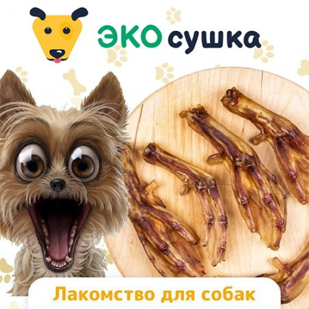 Лакомства для собак ЭКОсушка (Россия)