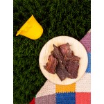 Вкусняшки долгоиграющие для собак хрустики ЭКОсушка Мясо пищевода пластинки (пикало говяжье), 100 гр