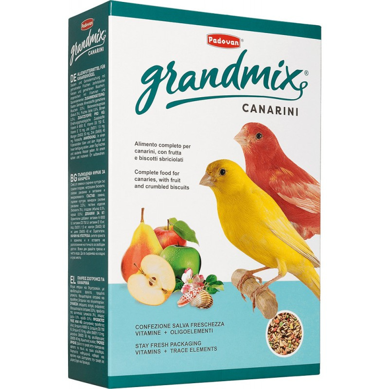 Корм для канареек Padovan Grandmix Canarini, 400 г