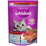 Купить Корм сухой Whiskas, для стерилизованных кошек, с говядиной и вкусными подушечками, 350 г Whiskas в Калиниграде с доставкой (фото 2)