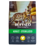 Сухой корм Mr. Buffalo STERILIZED с курицей для стерилизованных кошек и кастрированных котов 10 кг