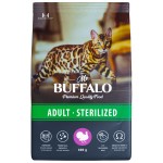 Сухой корм Mr. Buffalo STERILIZED с индейкой для стерилизованных кошек и кастрированных котов 1.8 кг