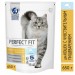 Сухой корм Perfect Fit Sensitive для кошек с чувствительным пищеварением, с лососем 650 гр