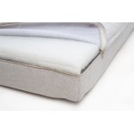 Ортопедическая лежанка для собак и котов Coco de Boho Pets «Kenya COMFORT Pearl Black Small» 50*72*20 см