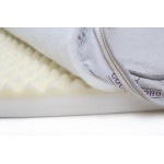 Ортопедическая лежанка для собак и котов Coco de Boho Pets «Kenya COMFORT Pearl Black Small» 50*72*20 см