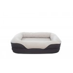 Ортопедическая лежанка для собак и котов Coco de Boho Pets «Kenya COMFORT Pearl Black Small» 50*72*20 см