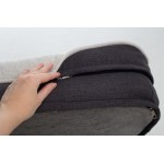 Ортопедическая лежанка для собак и котов Coco de Boho Pets «Kenya COMFORT Pearl Black Small» 50*72*20 см