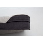 Ортопедическая лежанка для собак и котов Coco de Boho Pets «Kenya COMFORT Pearl Black Small» 50*72*20 см