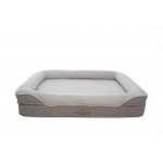 Ортопедическая лежанка для собак и котов Coco de Boho Pets «Kenya COMFORT Сement ASH Large» 82*102*20 см