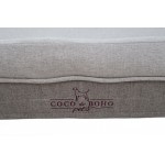 Ортопедическая лежанка для собак и котов Coco de Boho Pets «Kenya COMFORT Сement ASH Large» 82*102*20 см