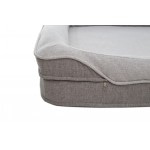 Ортопедическая лежанка для собак и котов Coco de Boho Pets «Kenya COMFORT Сement ASH Large» 82*102*20 см
