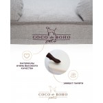 Ортопедическая лежанка для собак и котов Coco de Boho Pets «Relax Kenya Сement Small» 50*72*20 см