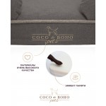 Ортопедическая лежанка для собак и котов Coco de Boho Pets «Relax Kenya Anthracite Large» 82*102*20 см