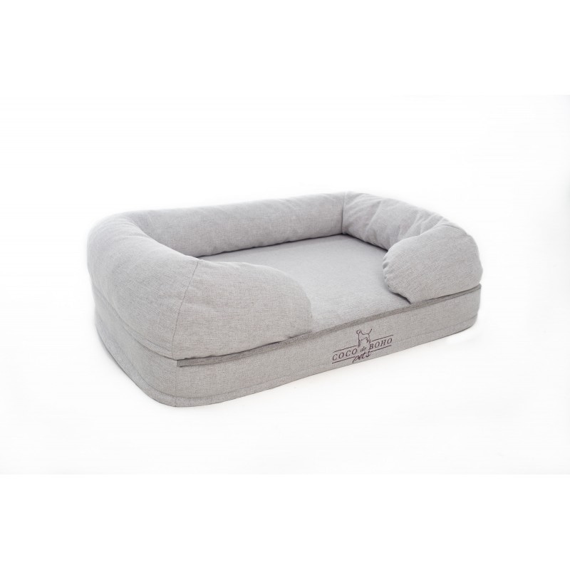 Ортопедическая лежанка для собак и котов Coco de Boho Pets «Relax Kenya Сement Small» 50*72*20 см