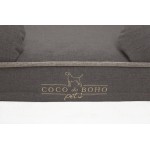 Ортопедическая лежанка для собак и котов Coco de Boho Pets «Relax Kenya Anthracite Large» 82*102*20 см