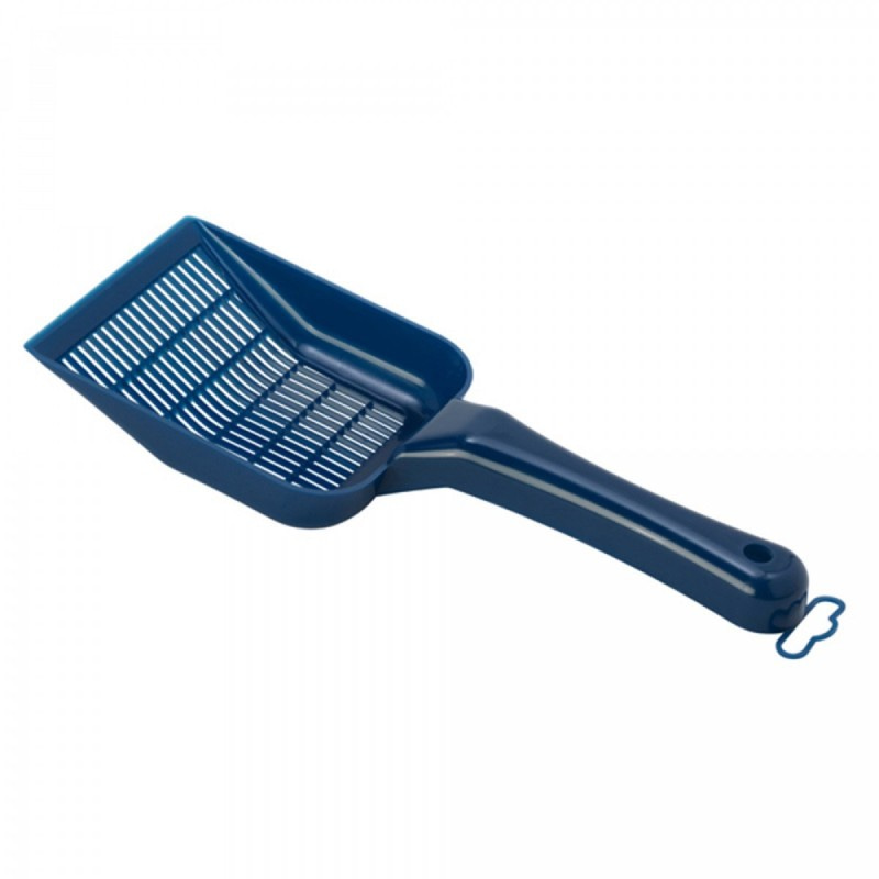 Купить Лопатка для наполнителя Moderna Scoopy Small Grid, синий, 27.8×10.3×4.3 см Moderna в Калиниграде с доставкой (фото)