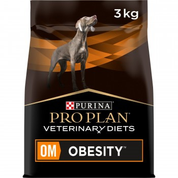 Purina Pro Plan Veterinary Diets OM диета для собак всех пород с ожирением, 3 кг