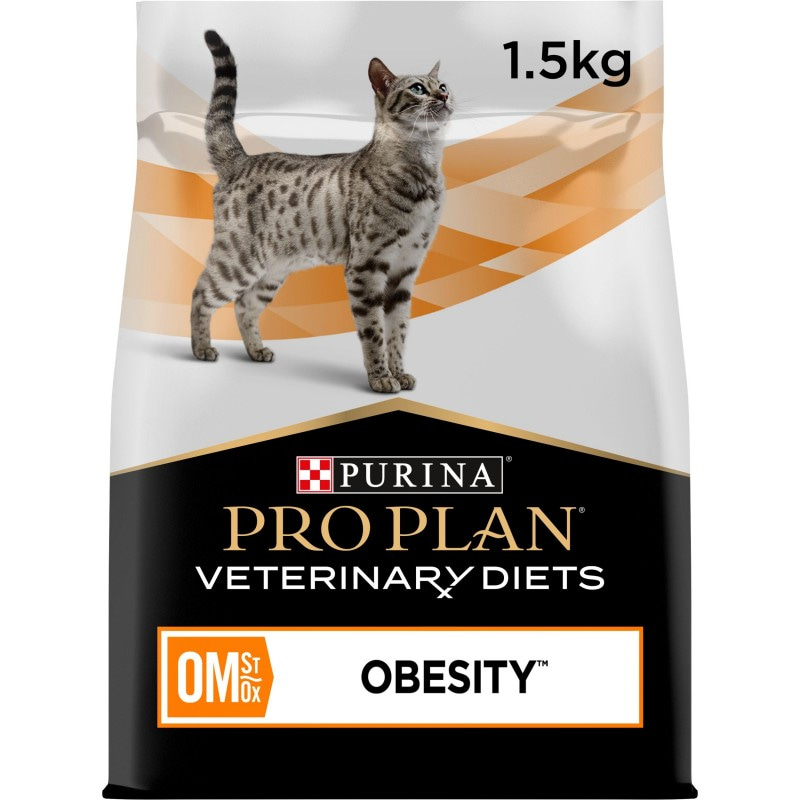 Купить Purina Pro Plan Veterinary diets OM для кошек при ожирении, 1,5 кг Pro Plan Veterinary Diets в Калиниграде с доставкой (фото)