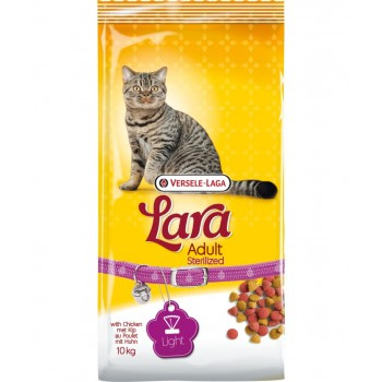 🇧🇪 Versele-Laga Lara Adult Sterilized Light с курицей для стерилизованных кошек 10 кг