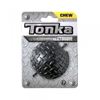 Игрушка для собак Tonka Мяч рифленый диаметр 6,4 см для мелких и средних пород (цвет чёрный)
