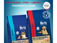 Новинка – сухие корма Brit Premium Dog для собак!