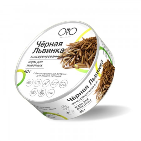 Чёрная львинка консервированная ONTO корм для животных, птиц, рыб, грызунов и рептилий 40 гр Чёрная львинка консервированная ONTO корм для животных, птиц, рыб, грызунов и рептилий 40 гр