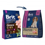 Купить Brit Premium Dog Adult Small с курицей для взрослых собак мелких пород 1 кг Brit в Калиниграде с доставкой (фото 2)