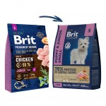 Купить Brit Premium Dog Puppy and Junior Small с курицей для щенков мелких пород 1 кг Brit в Калиниграде с доставкой (фото 2)