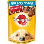 Купить Консервы Pedigree для взрослых собак всех пород, с говядиной в соусе, 85 г Pedigree в Калиниграде с доставкой (фото 1)