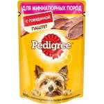 Купить Консервы Pedigree для собак мелких пород от 1 года, паштет с говядиной, 80 г Pedigree в Калиниграде с доставкой (фото 1)