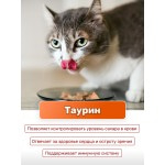 Консервированный корм для кошек Lapka с говядиной в соусе, 85г