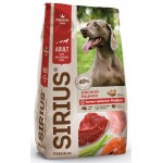 Купить Сухой корм премиум класса SIRIUS для взрослых собак, мясной рацион, 15 кг Sirius в Калиниграде с доставкой (фото)
