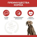 Купить Сухой корм премиум класса SIRIUS для взрослых собак, мясной рацион, 15 кг Sirius в Калиниграде с доставкой (фото 18)