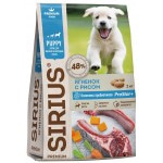 Купить Сухой корм премиум класса SIRIUS для щенков и молодых собак ягненок с рисом 2 кг Sirius в Калиниграде с доставкой (фото)
