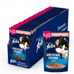 Купить Felix Аппетитные кусочки для взрослых кошек, с лососем в желе, 75 г Felix в Калиниграде с доставкой (фото 7)